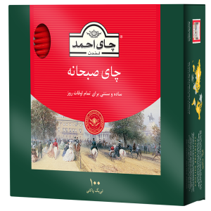 چای تی‌بگ صبحانه پاکتدار احمد | طعم ملایم و برگ‌های مرغوب