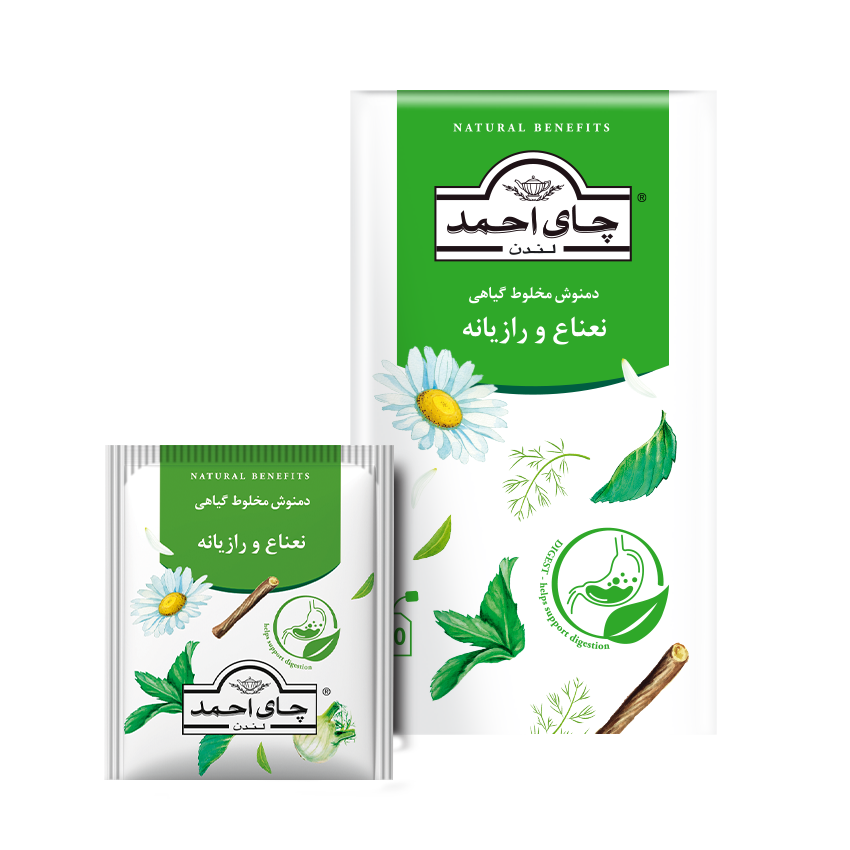 دمنوش گیاهی نعناع و رازیانه | آرامش‌بخش و بدون کافئین